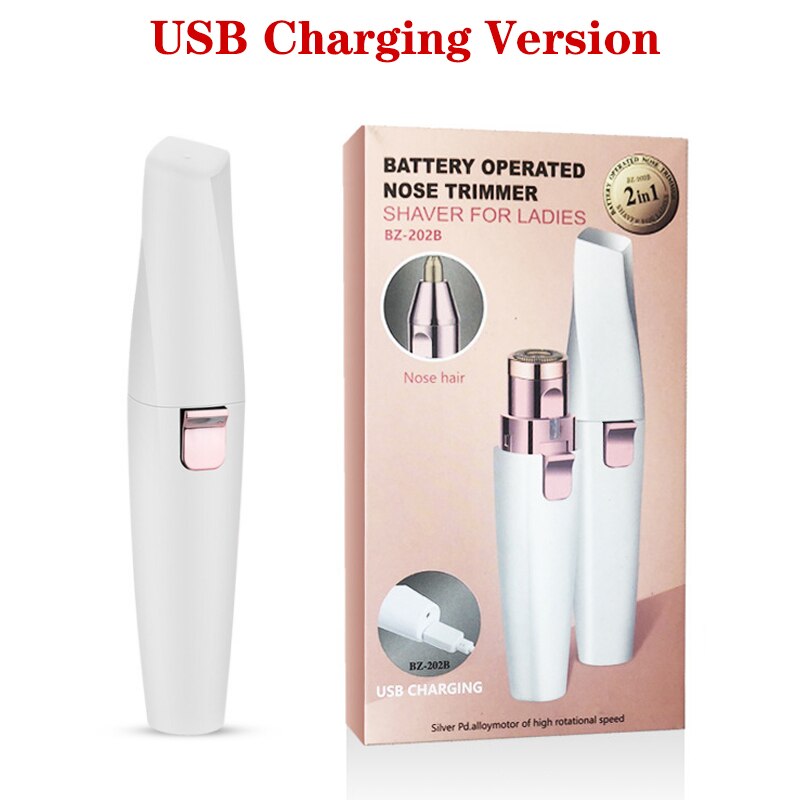 2-in-1 Eyebrow Epilator Trimmer | Precision Brow Grooming – Luxurella