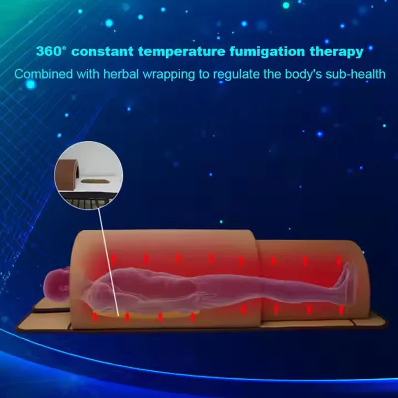 Infrared Detox Sauna Spa Capsule | Full Body Heat Therapy Pod – Luxurella