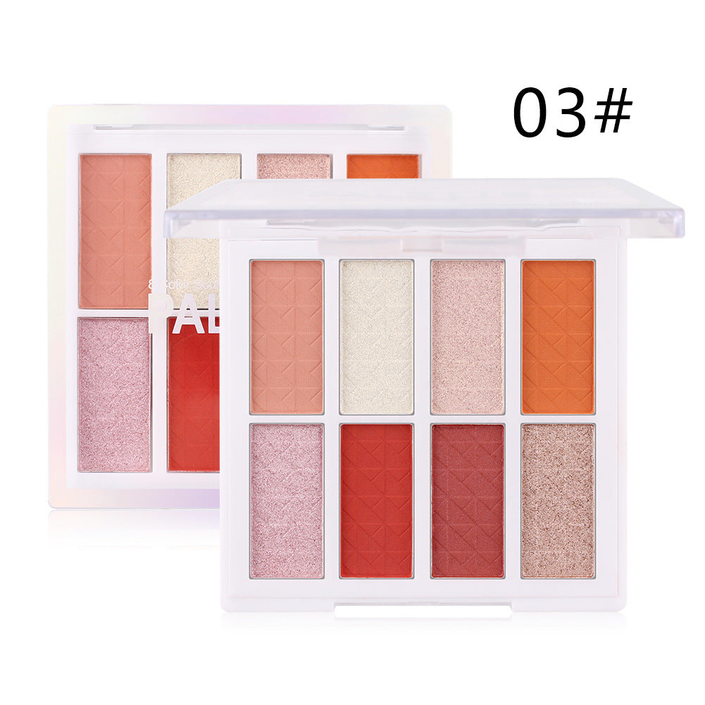 8-Color Matte Eyeshadow Palette | Portable Romantic Glam – Luxurella