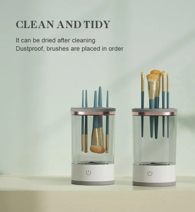 3-in-1 Automatic Makeup Brush Cleaner