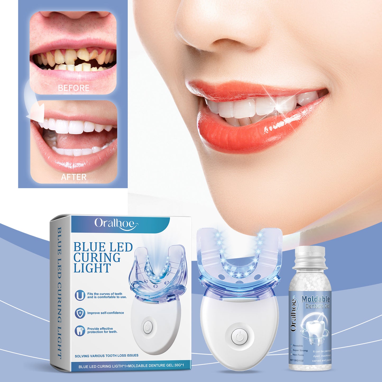 Dental Care Kit | Smile Enhancement & Gentle Teeth Care – Luxurella