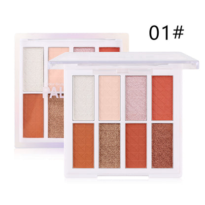 8-Color Matte Eyeshadow Palette | Portable Romantic Glam – Luxurella