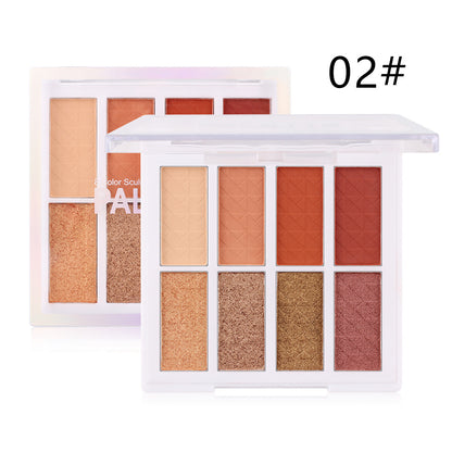 8-Color Matte Eyeshadow Palette | Portable Romantic Glam – Luxurella