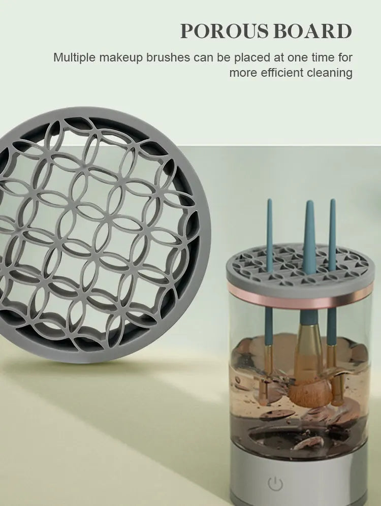 3-in-1 Automatic Makeup Brush Cleaner