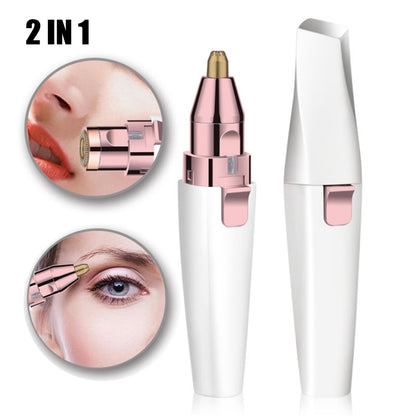 2-in-1 Eyebrow Epilator Trimmer | Precision Brow Grooming – Luxurella