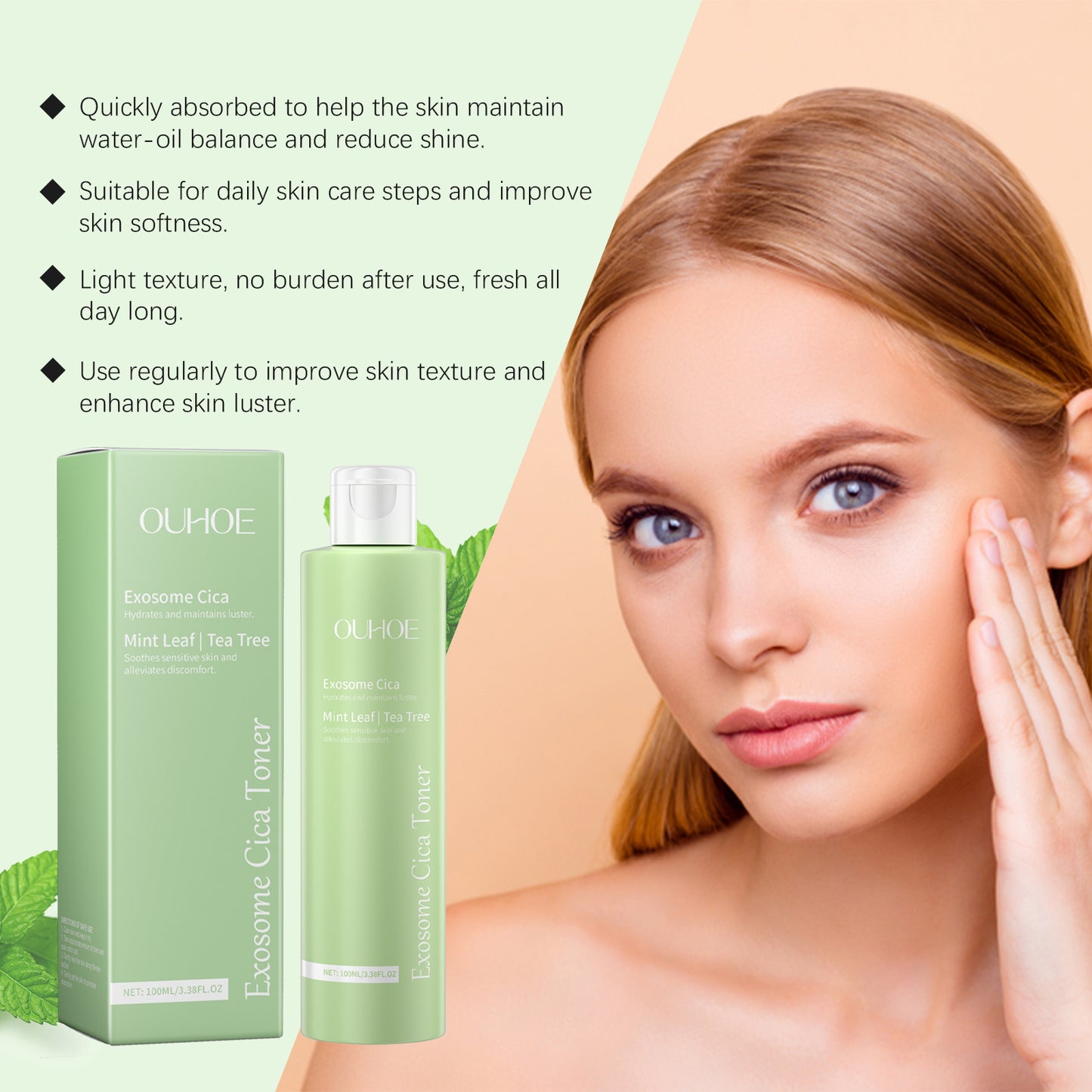 Centella Hydrating Facial Toner – Soothing & Repairing Daily Toner | Luxurella