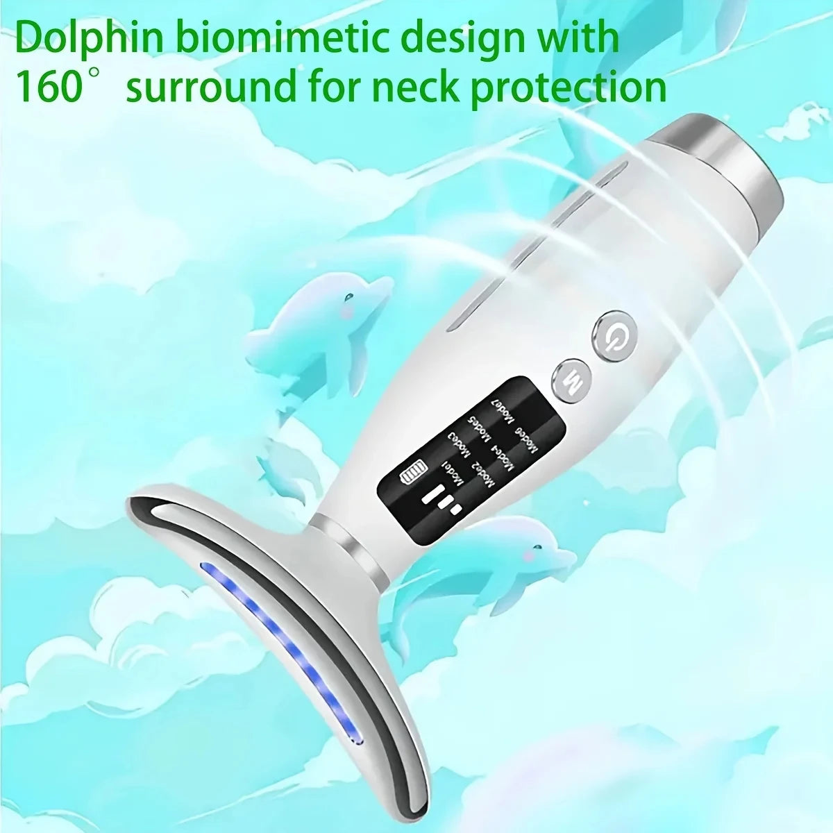 7-Color LED Neck & Face Firming Device | Portable Skin Rejuvenation Beauty Tool – Luxurella