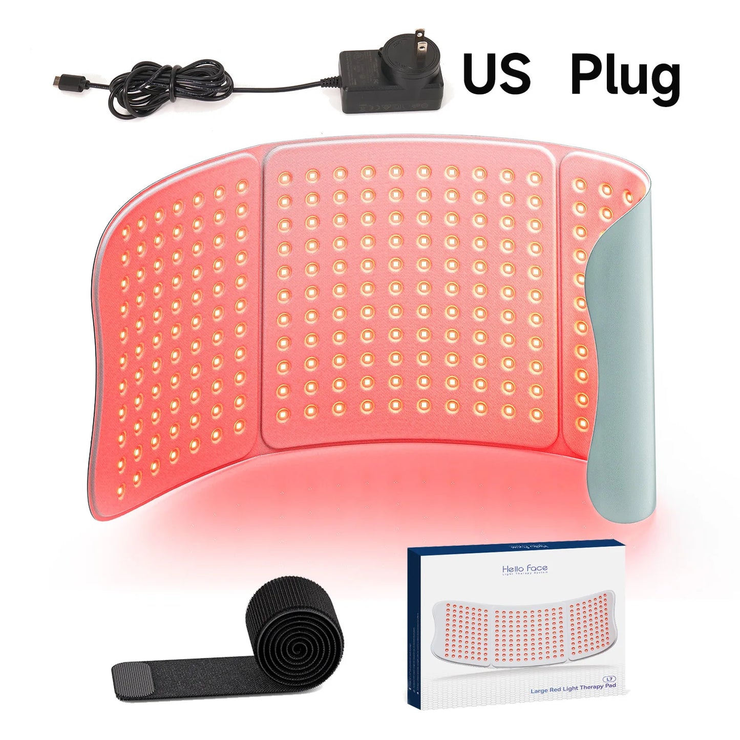 Red Light Therapy Pad 660nm & 850nm | Large Body Mat with Timer – Luxurella