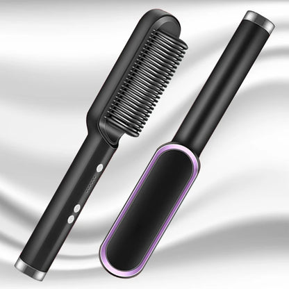 5-in-1 Hot Air Styling Brush | Hair Dryer, Straightener, Curler & Volumizing Comb – Luxurella