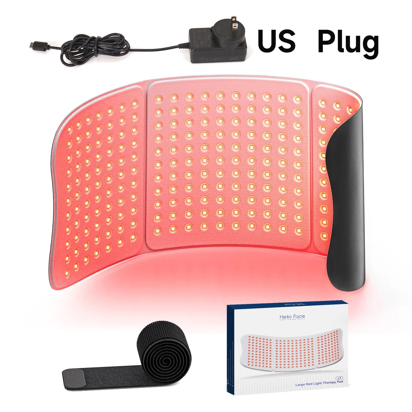 Red Light Therapy Pad 660nm & 850nm | Large Body Mat with Timer – Luxurella