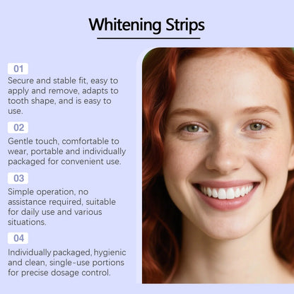 Purple Teeth Whitening Strips | Daily Oral Care Brightening Strips – Luxurella