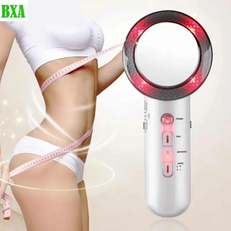 3-in-1 EMS Ultrasound Cavitation Body Slimming & Facial Lifting Device – Luxurella