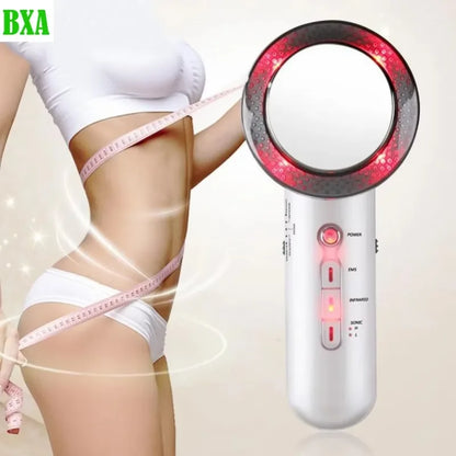 3-in-1 EMS Ultrasound Cavitation Body Slimming & Facial Lifting Device – Luxurella