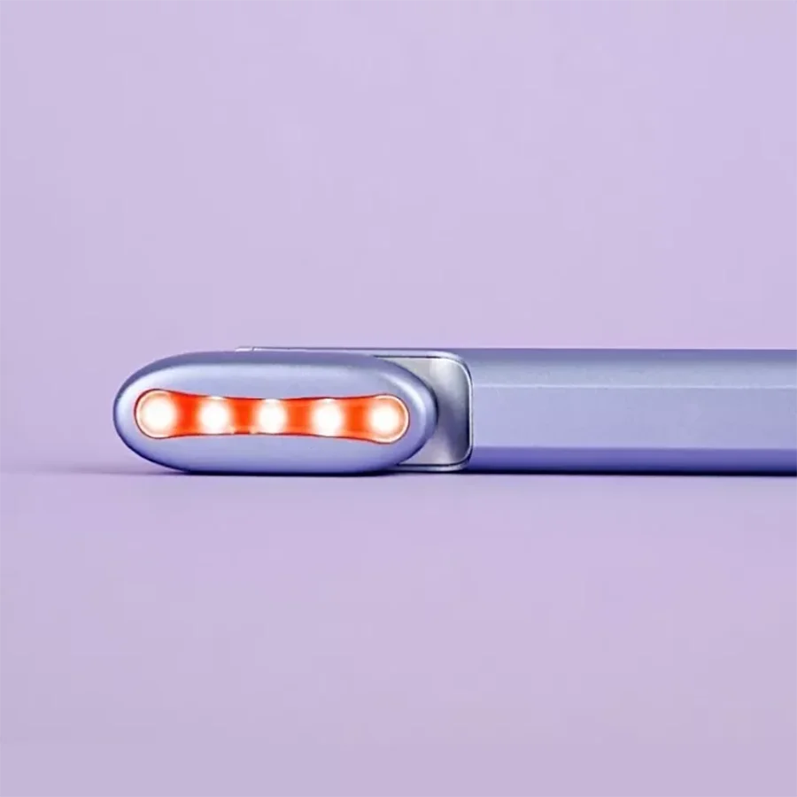 Portable Eye Massage Wand | Heated Eye Massager for Puffiness & Dark Circles – Luxurella