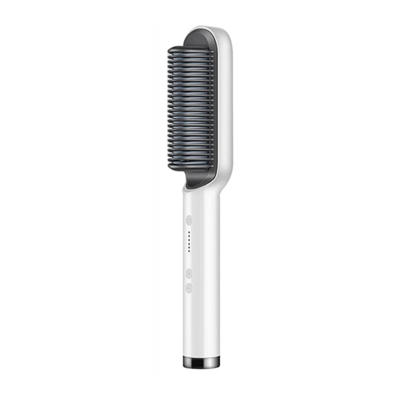 5-in-1 Hot Air Styling Brush | Hair Dryer, Straightener, Curler & Volumizing Comb – Luxurella