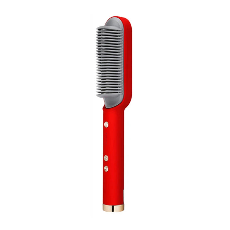 5-in-1 Hot Air Styling Brush | Hair Dryer, Straightener, Curler & Volumizing Comb – Luxurella