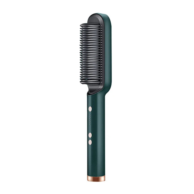 5-in-1 Hot Air Styling Brush | Hair Dryer, Straightener, Curler & Volumizing Comb – Luxurella