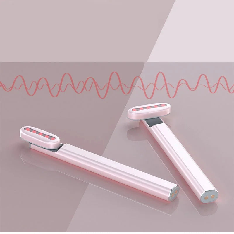 Portable Eye Massage Wand | Heated Eye Massager for Puffiness & Dark Circles – Luxurella