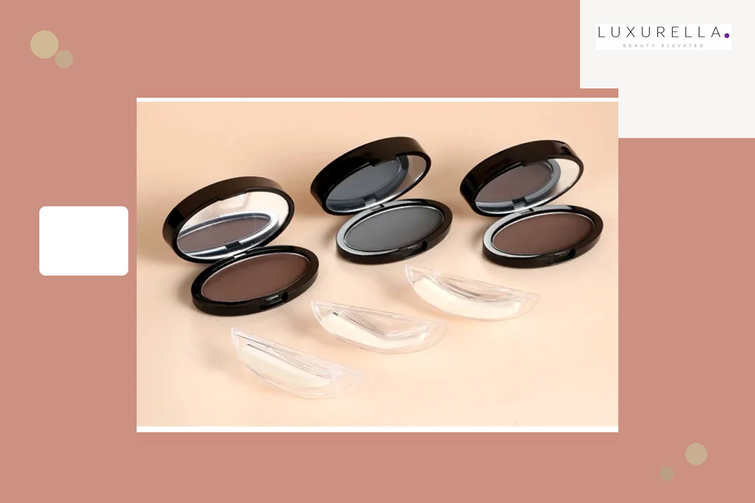 Luxurella Eyebrow Stamp Kit - flat lay