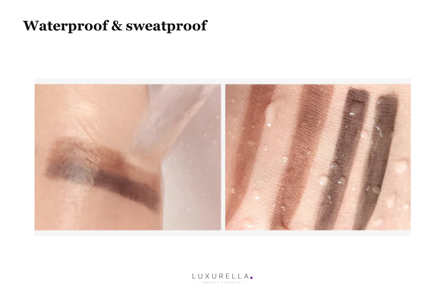 Luxurella Eyebrow Stamp Kit - waterproof