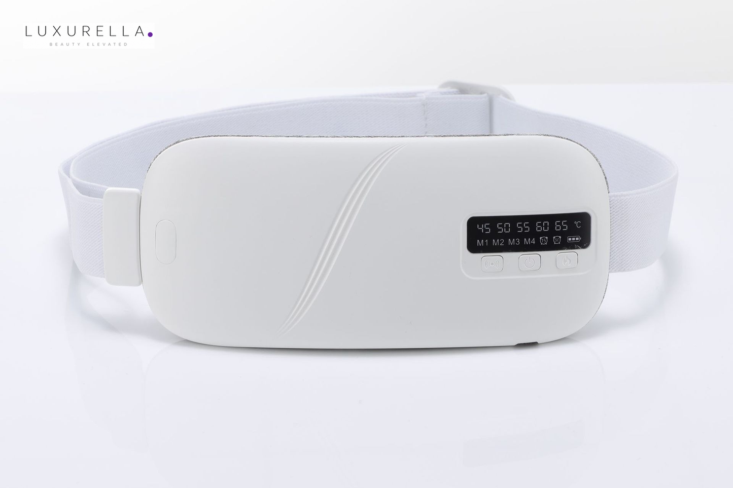 Luxurella Wireless Heat Therapy Massage Belt White - product